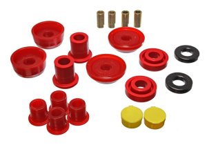 Chevrolet Camaro Control Arm Bushing Set - Front - Energy Suspension - Hyper-Flex Polyurethane - Red - `93-`02 Chevrolet Camaro Control Arm Bushing Set - Front - Energy Suspension - Hyper-Flex Polyurethane - Red - `93-`02